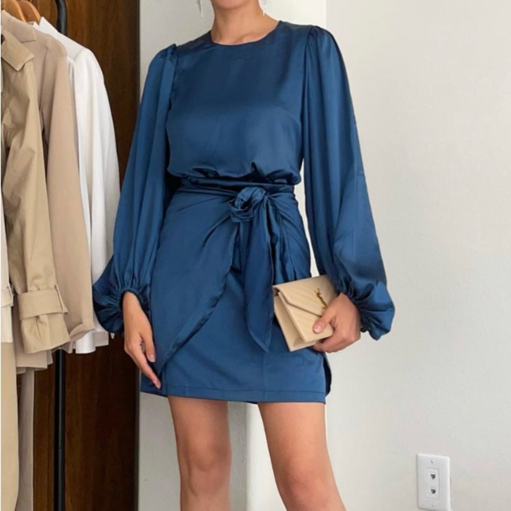 Blue Cocktail Dress